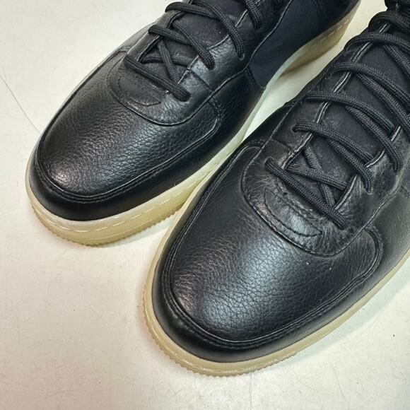 WORN ONCE Nike x Acronym Air Force 1 Downtown Boot Cinch Black Crimson 9.5 - Picture 8 of 11